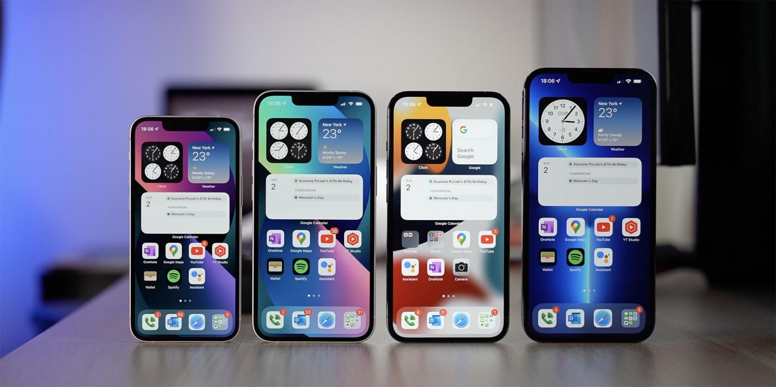 iPhone 13 line-up