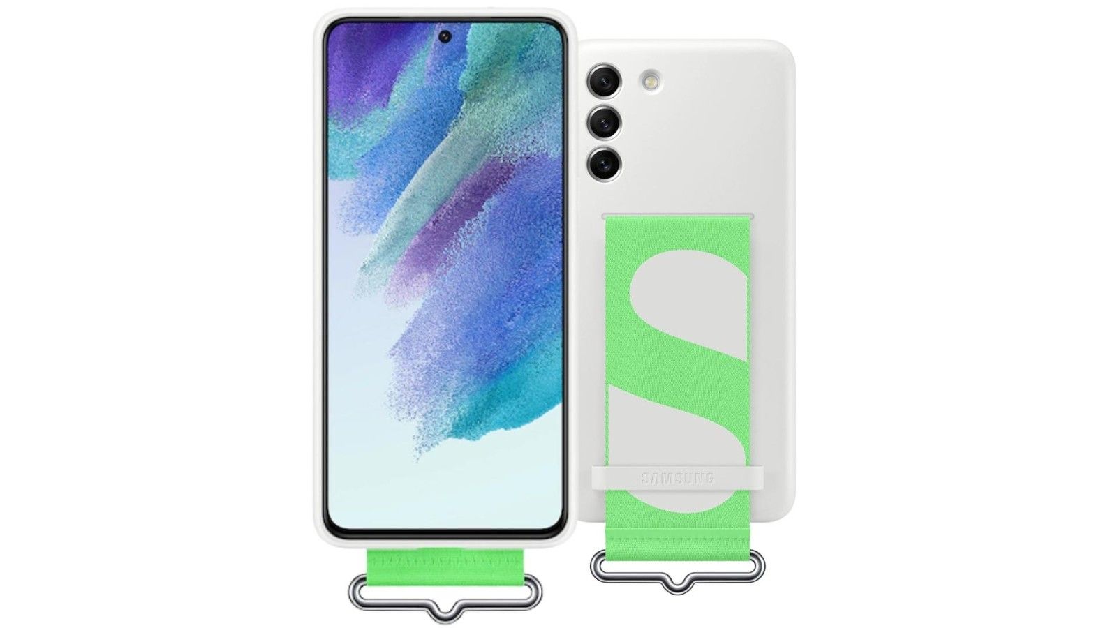Samsung's Silicon Case with Strap for S21 FE
