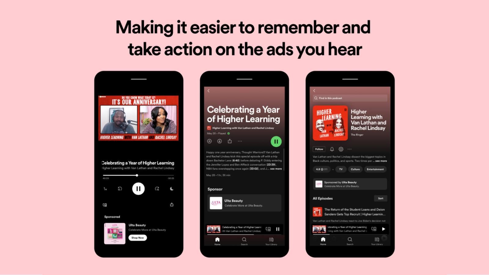 Spotify podcast banner ads