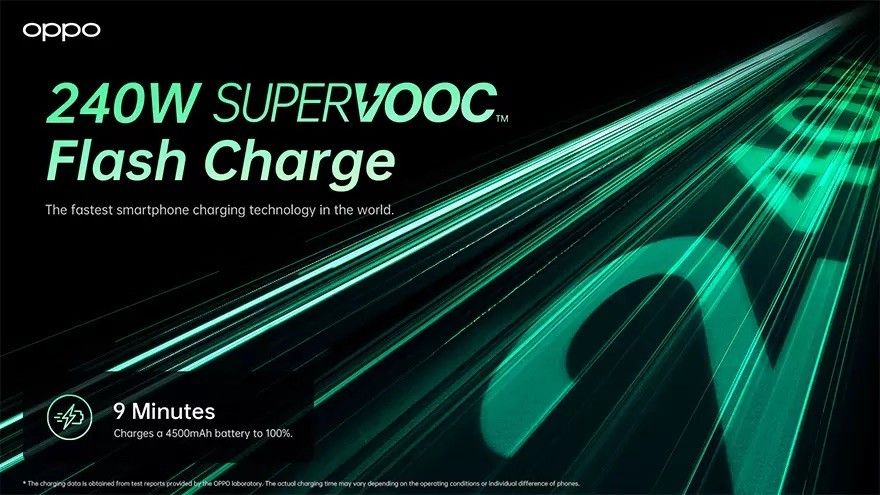 Flash charge OPPO 240W MWC 2022