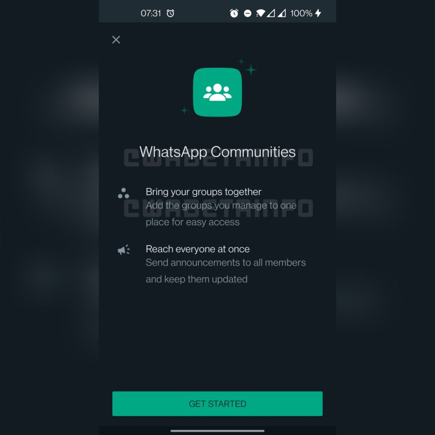 WhatsApp communities introduction WABetaInfo