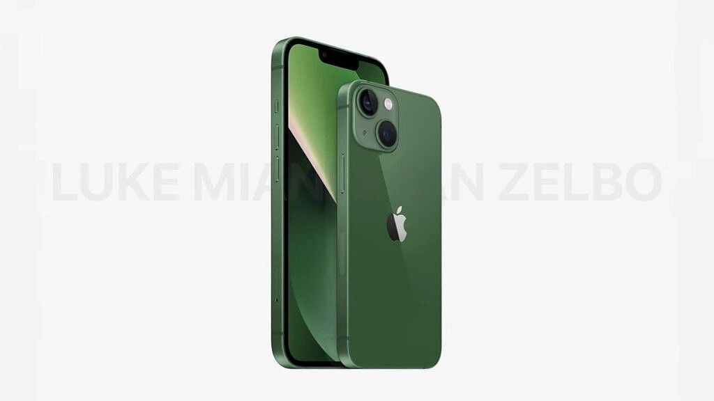 Apple iPhone 13 in Green color leak