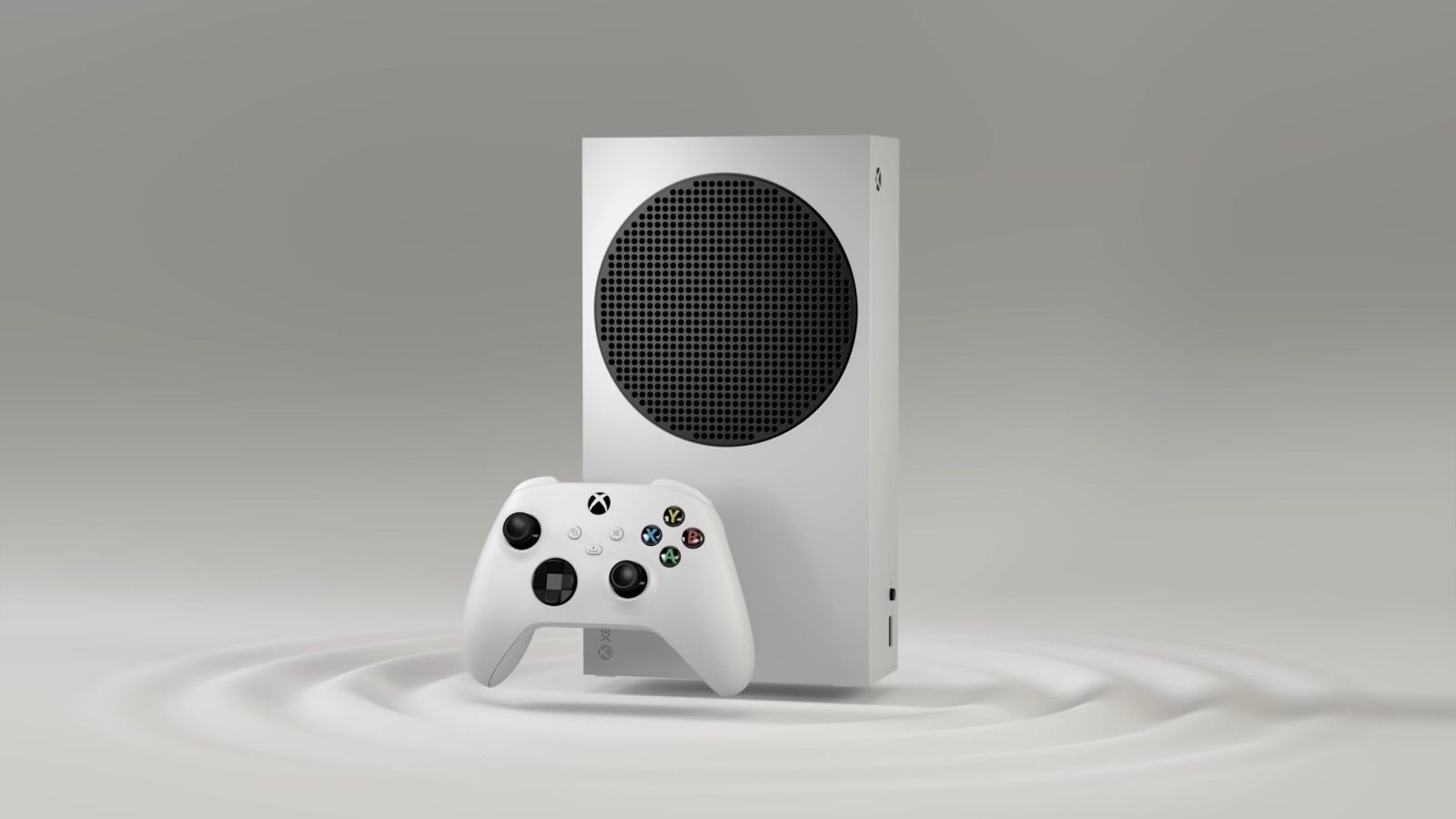 Imagen de primer plano de Xbox Series S