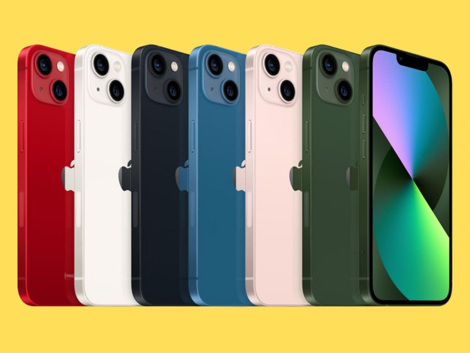 iPhone 13 Colors featuring new Green