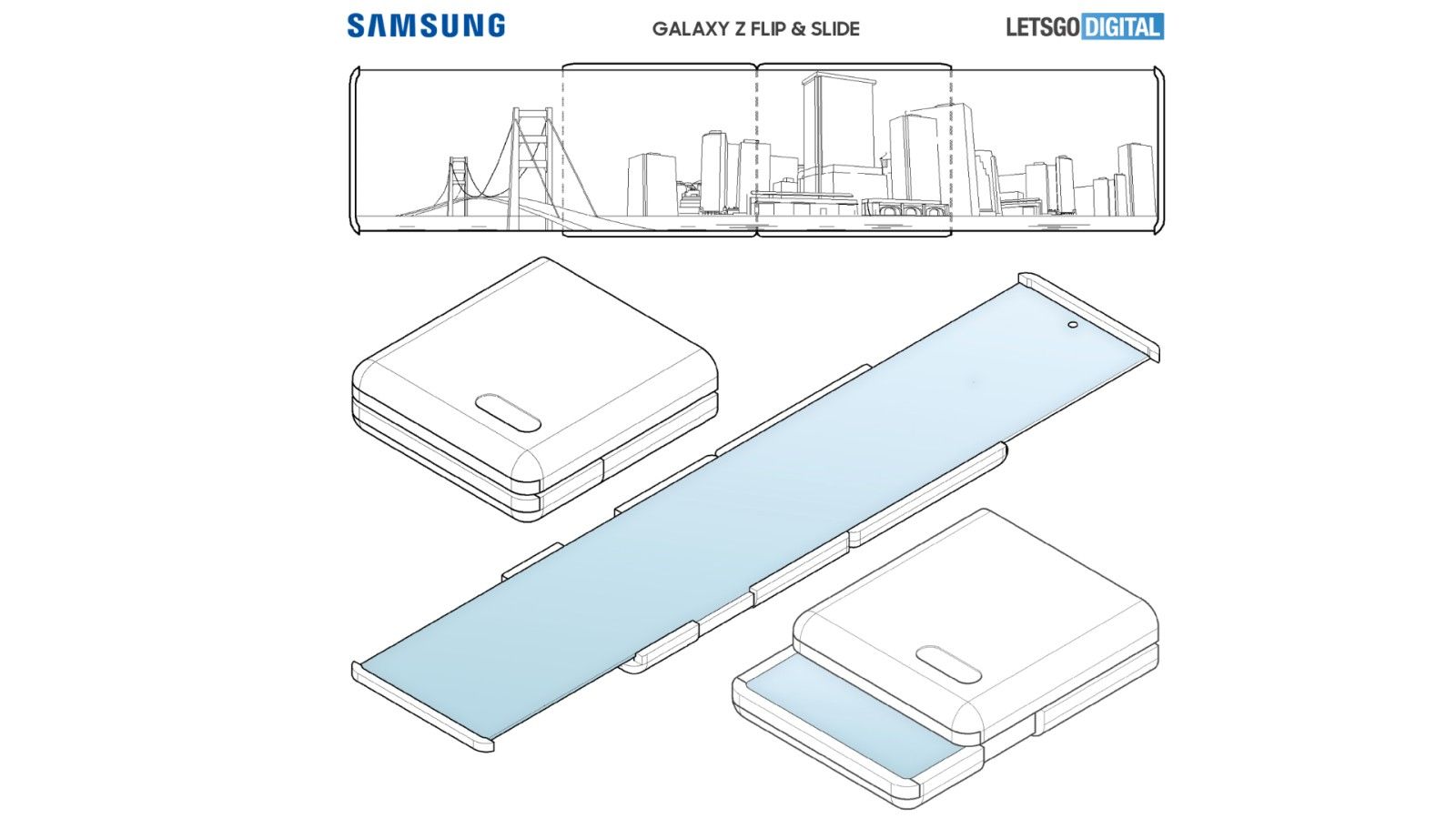 Samsung Galaxy Z Flip and Slide