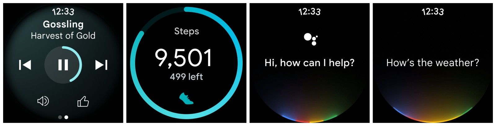 wear os 3 google assistant music