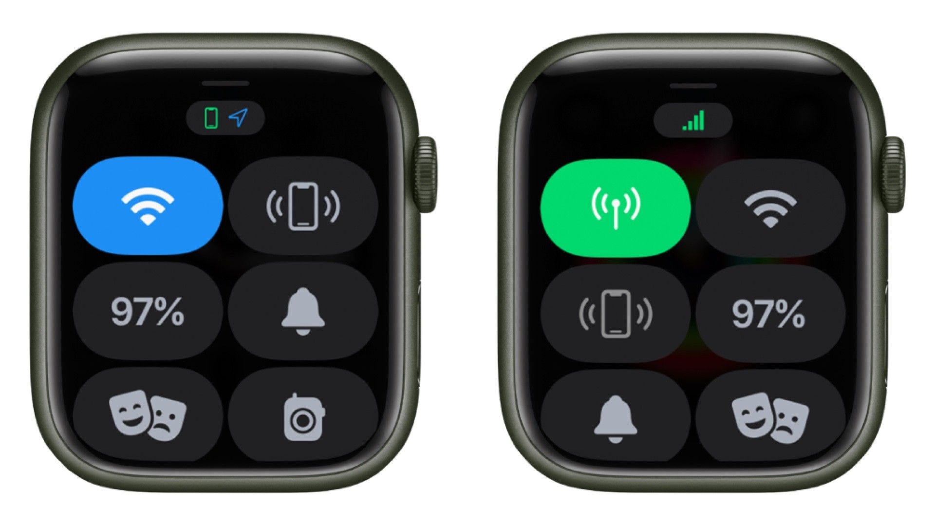 Apple Watch Control Center