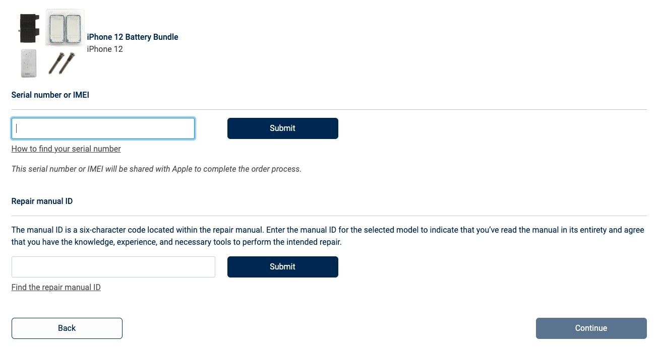 how to order apple auto repair