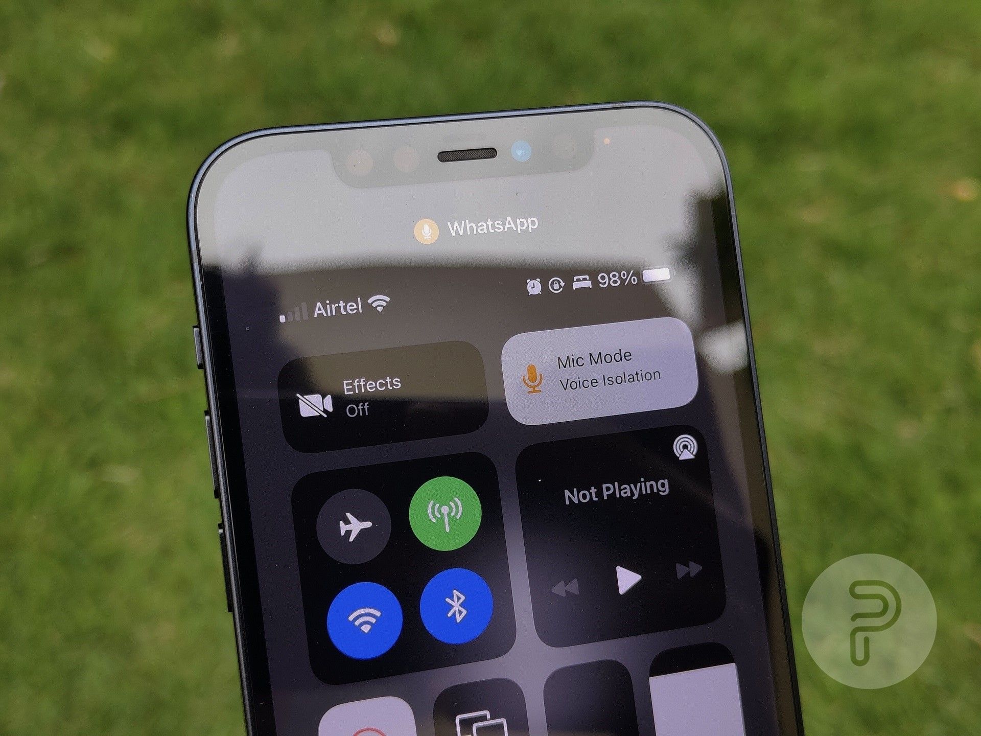 Mic Mode setting in control centre