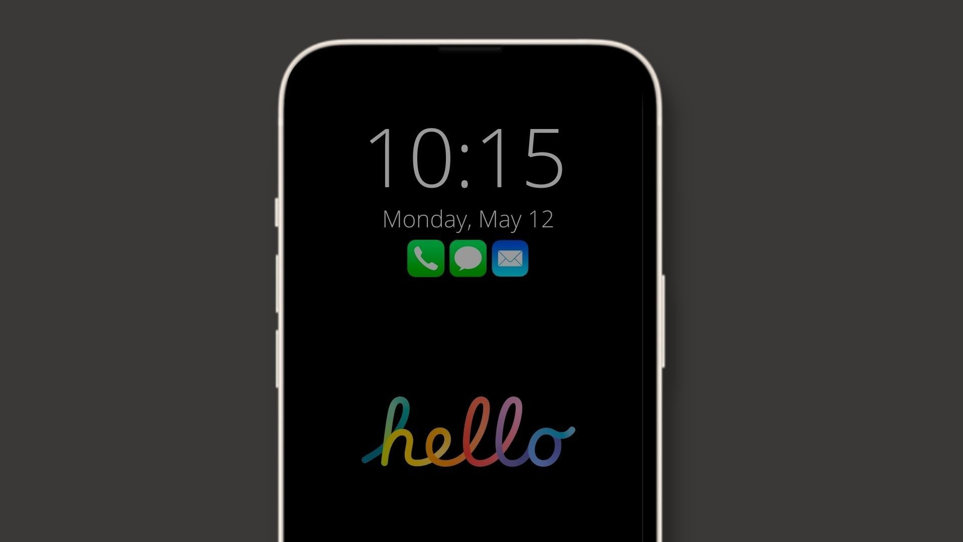 iPhone 14 Always On Display concept by Pocketnow
