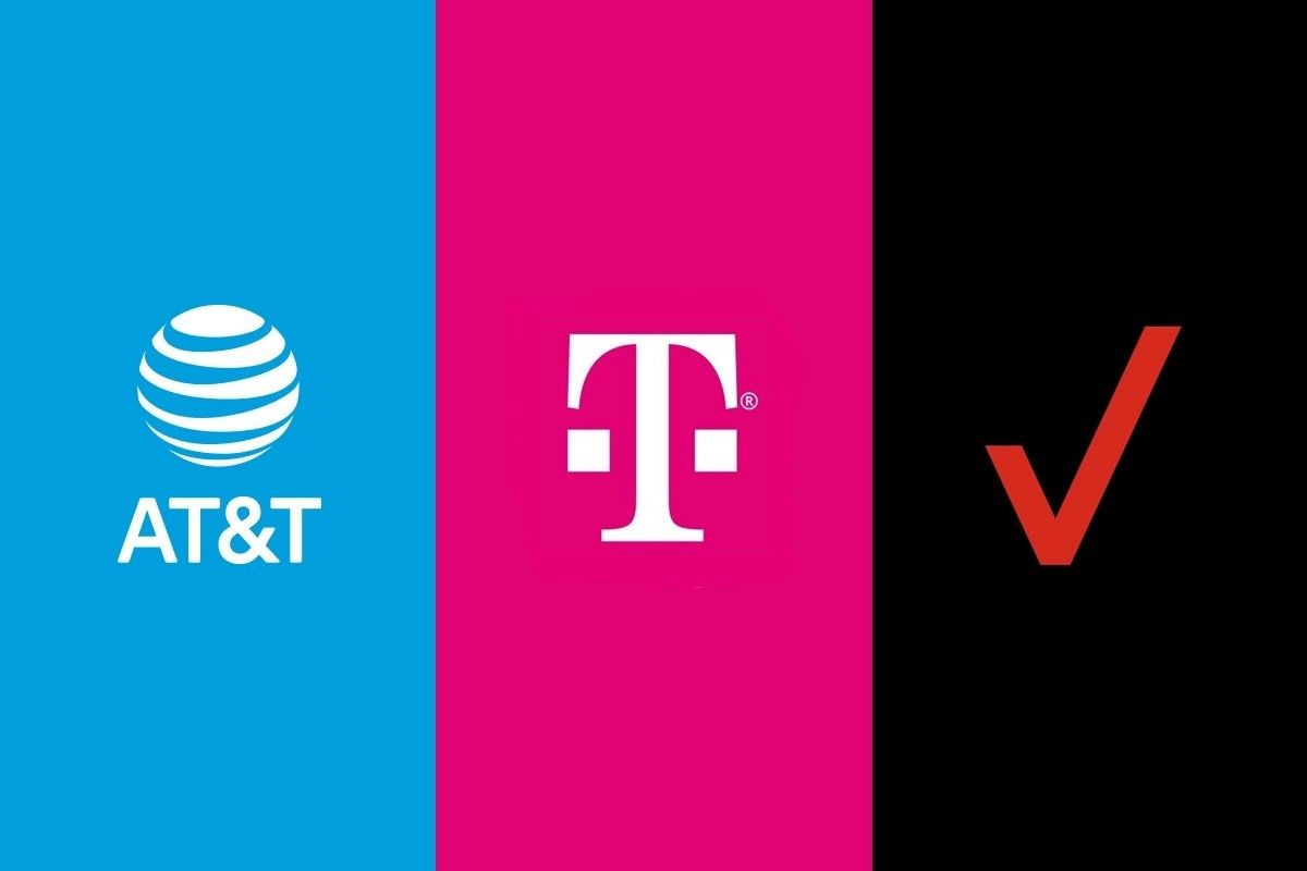 ATT T Mobile Verizon Major US Carriers