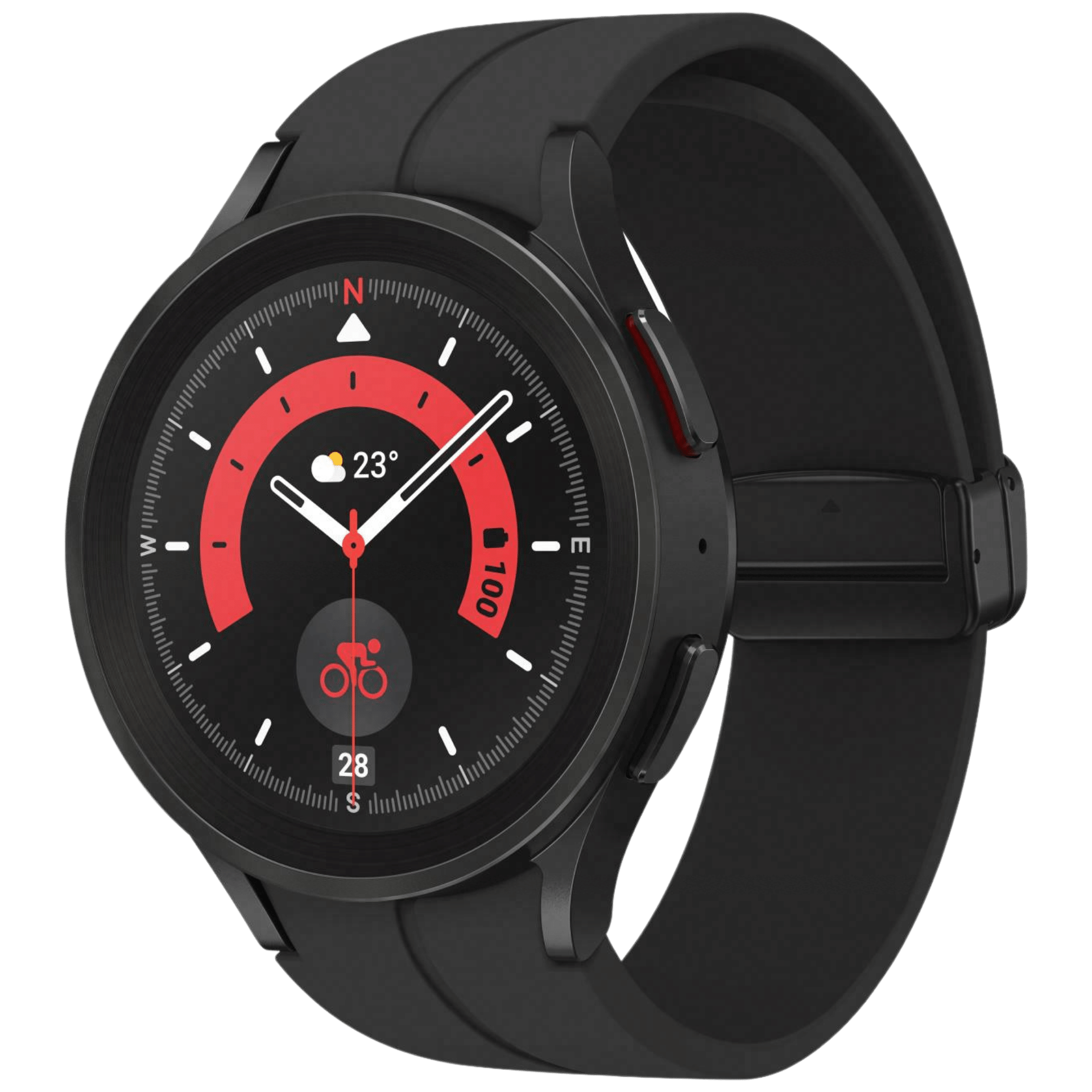 Siyah Titanyum Samsung Galaxy Watch 5 Pro Ürün Resmi
